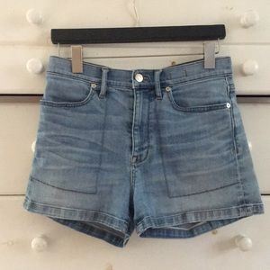 Madewell skinny skinny high waisted shorts